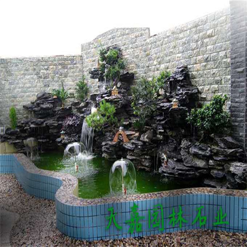 府谷小庭院水景设计